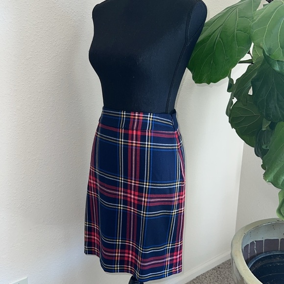Talbots Women’s Tartan Red Plaid A-Line Classic Skirt Size 8 NEW Zipper! - Picture 10 of 12